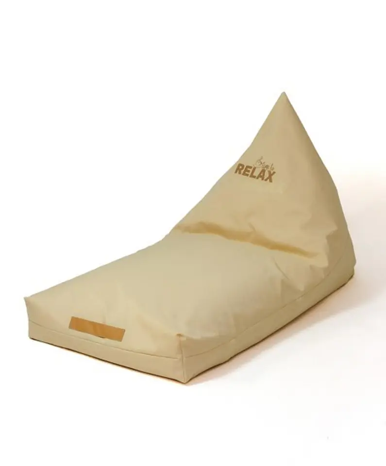 Sako bag pouffe Beige mattress XXL 160 x 80 cm at Wasserman.eu