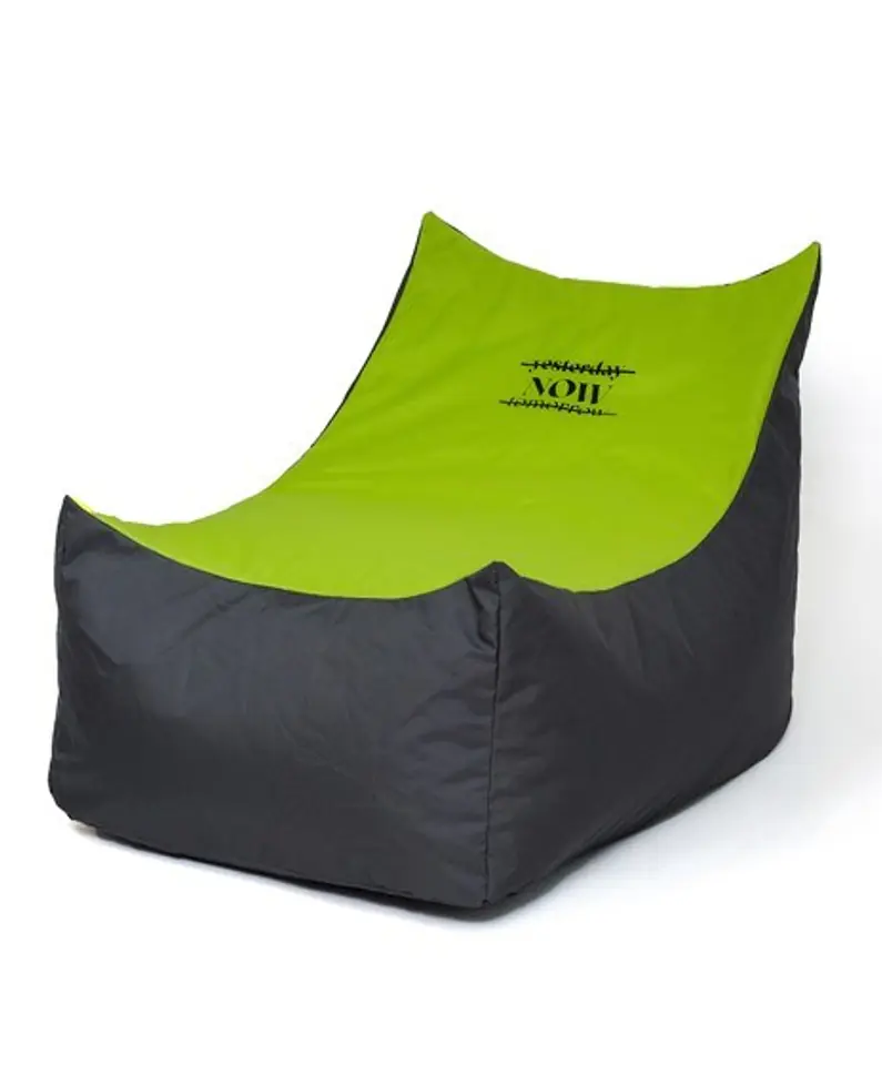 ⁨Sako bag pouffe Tron black-green XXL 140 x 90 cm⁩ at Wasserman.eu