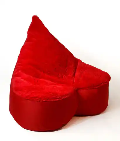 ⁨Sako bag pouffe Heart red XXL 140 x 100 cm⁩ at Wasserman.eu