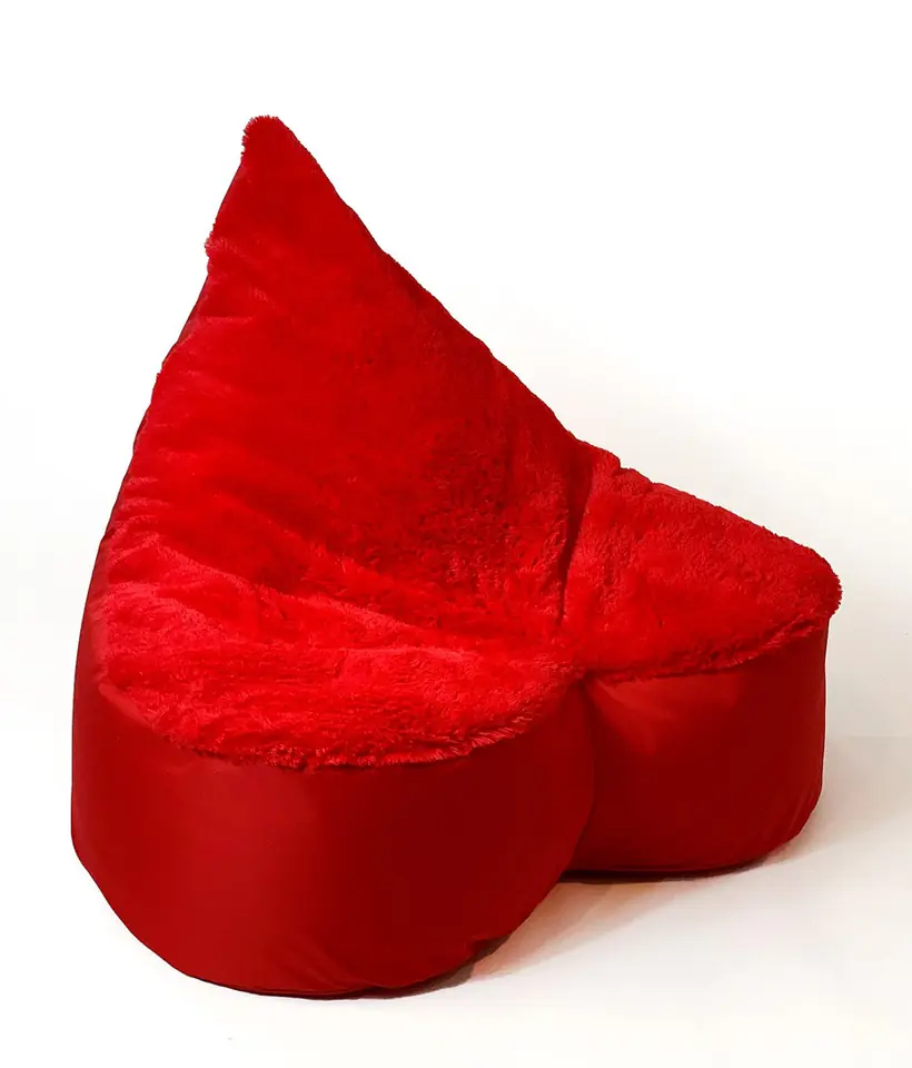 Sako bag pouffe Heart red XXL 140 x 100 cm at Wasserman.eu