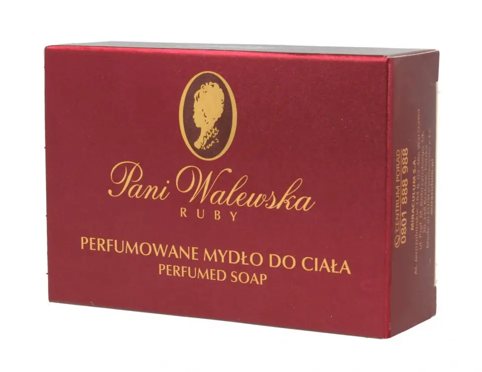 ⁨Miraculum Pani Walewska Ruby Mydło perfumowane w kostce 100g⁩ w sklepie Wasserman.eu