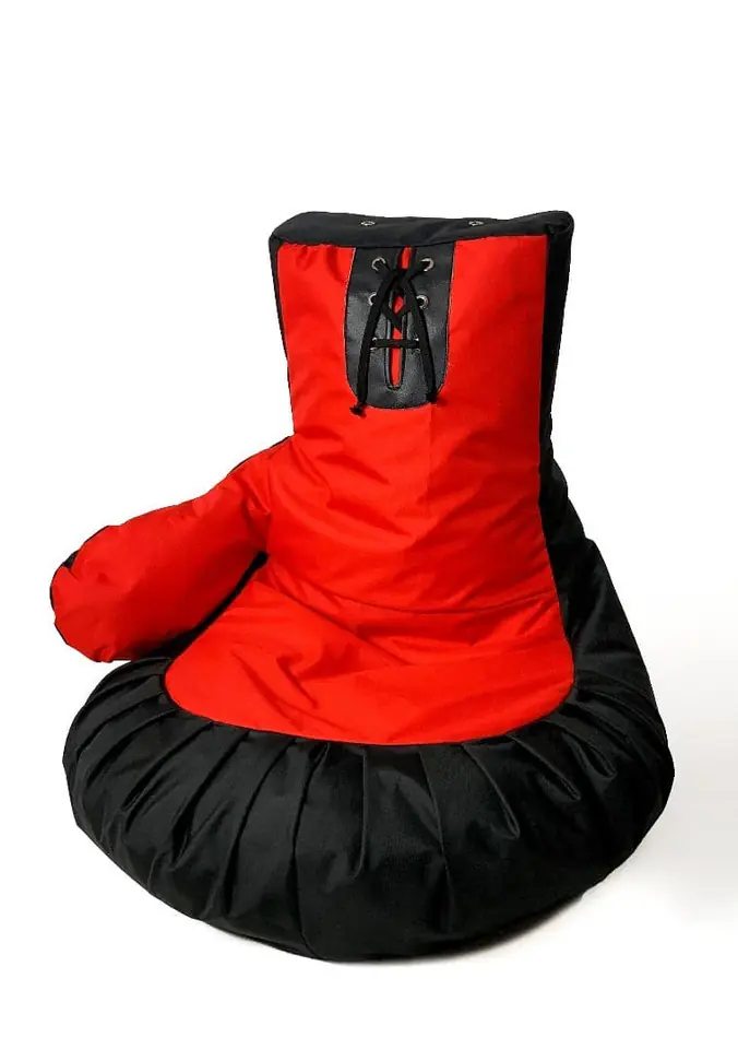 Sako bag pouffe boxing glove black-red XL 100 x 80 cm at Wasserman.eu