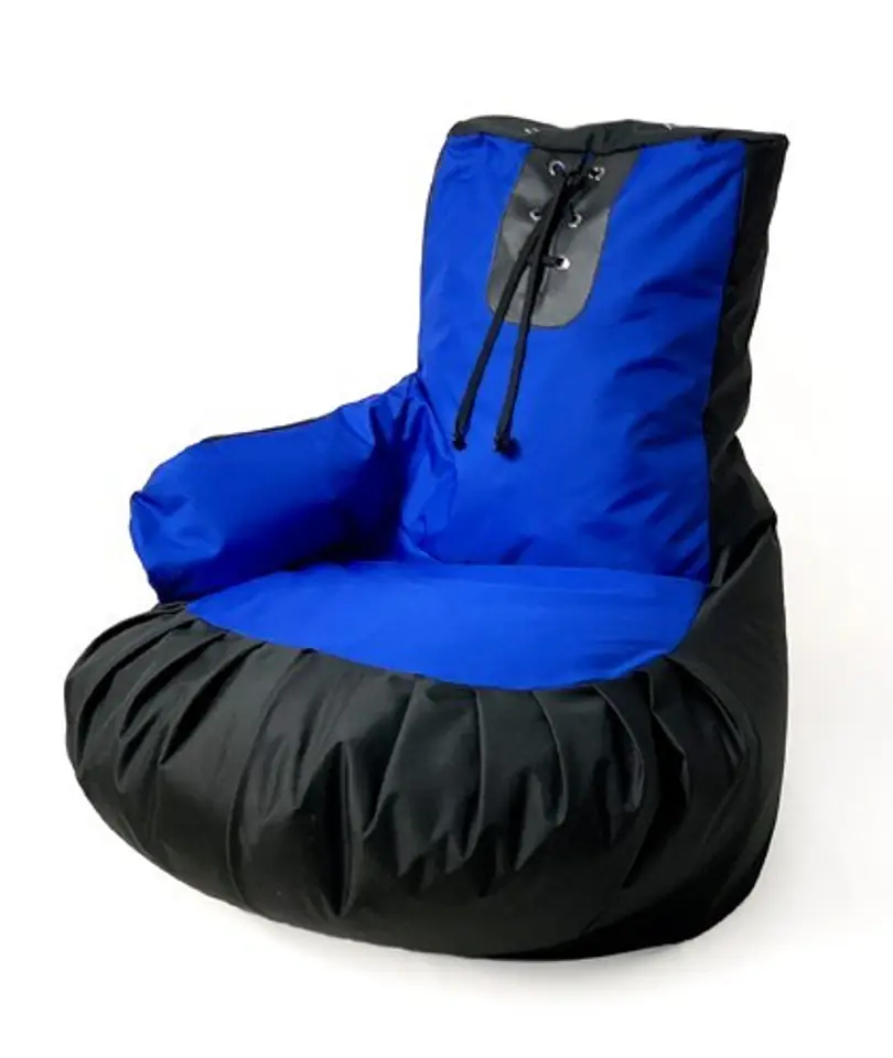 Sako bag pouffe boxing glove black-blue XL 100 x 80 cm at Wasserman.eu