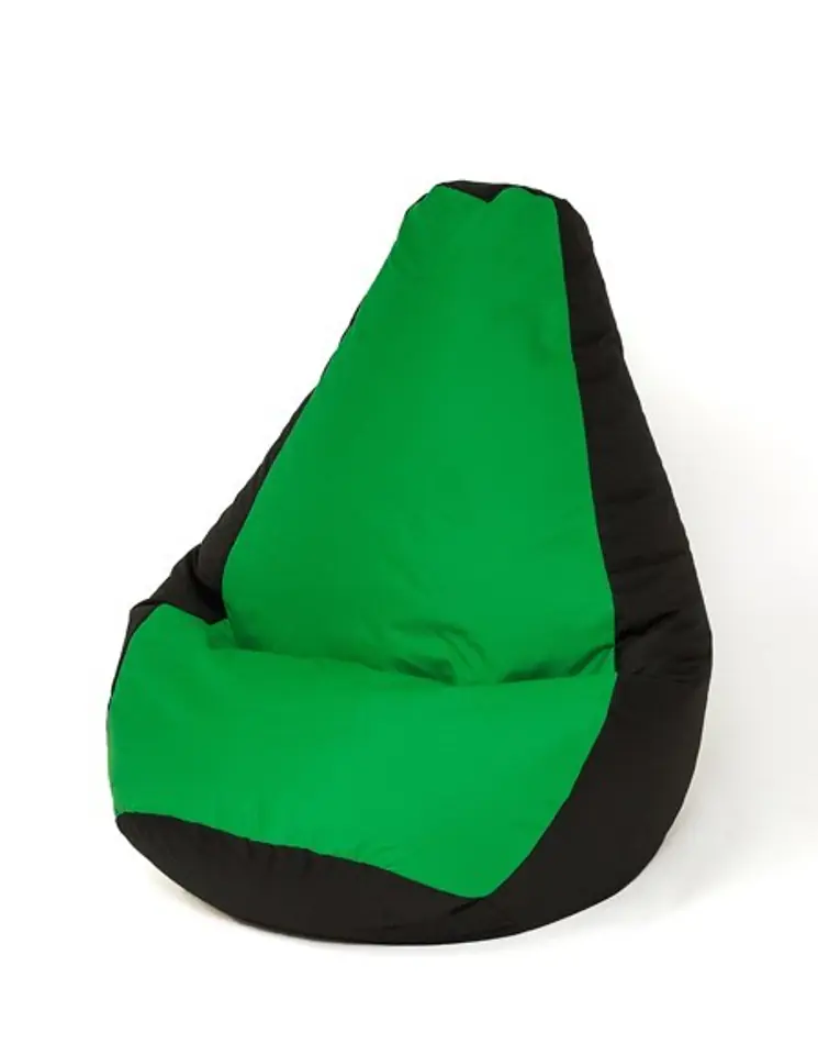 ⁨Sako bag pouffe Pear black and green L 105 x 80 cm⁩ at Wasserman.eu