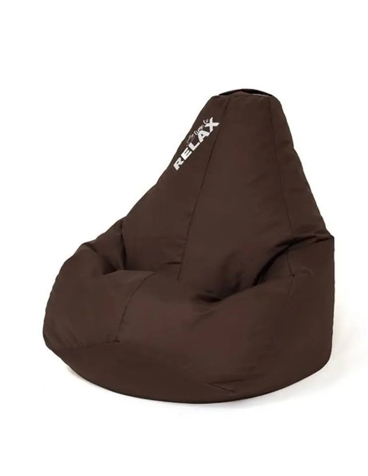 ⁨Sako bag pouffe chocolate pear XXL 140 x 100 cm⁩ at Wasserman.eu