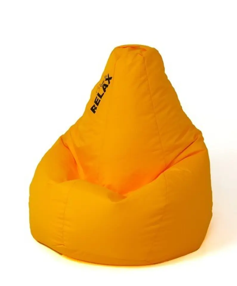 ⁨Sako bag pouffe Pear yellow L 105 x 80 cm⁩ at Wasserman.eu