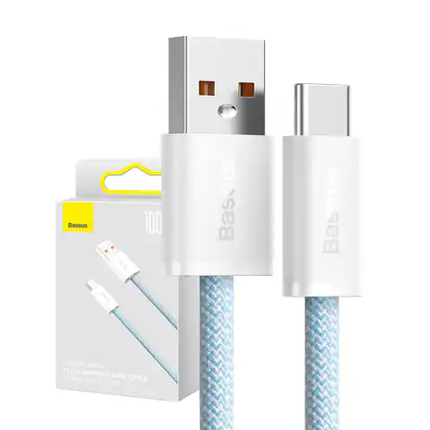 ⁨Kabel USB do USB-C Baseus Dynamic Series, 100W, 2m (niebieski)⁩ w sklepie Wasserman.eu