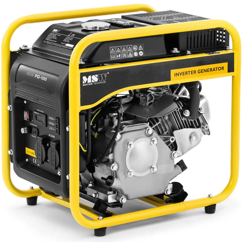 ⁨Agregat prądotwórczy inwertorowy generator prądu 5 l 230 V 3600 W AVR⁩ w sklepie Wasserman.eu