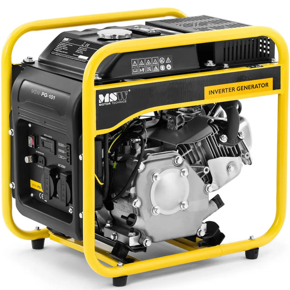 ⁨Agregat prądotwórczy inwertorowy generator prądu 5 l 230 V 3800 W AVR⁩ w sklepie Wasserman.eu