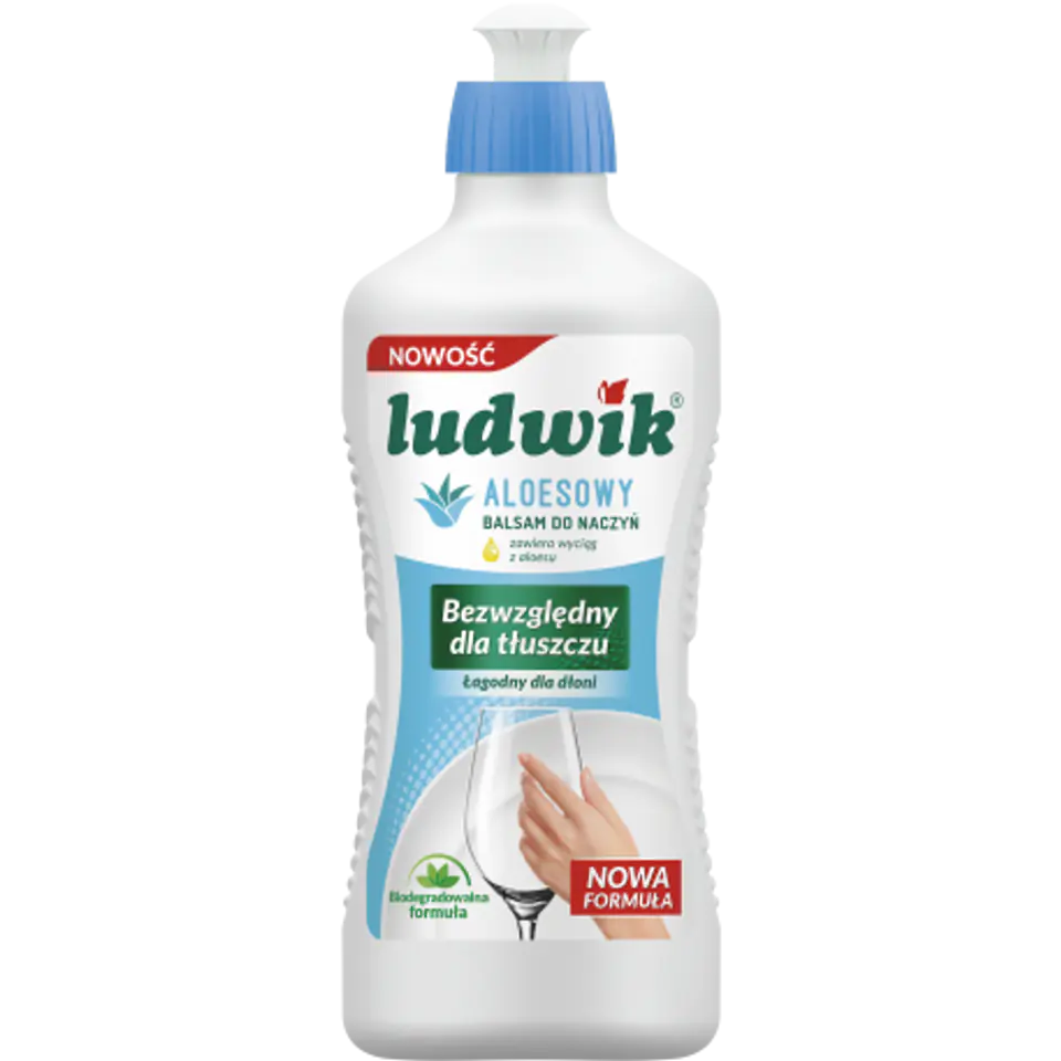 ⁨Ludwik - balsam do mycia naczyń aloesowy 900g⁩ w sklepie Wasserman.eu