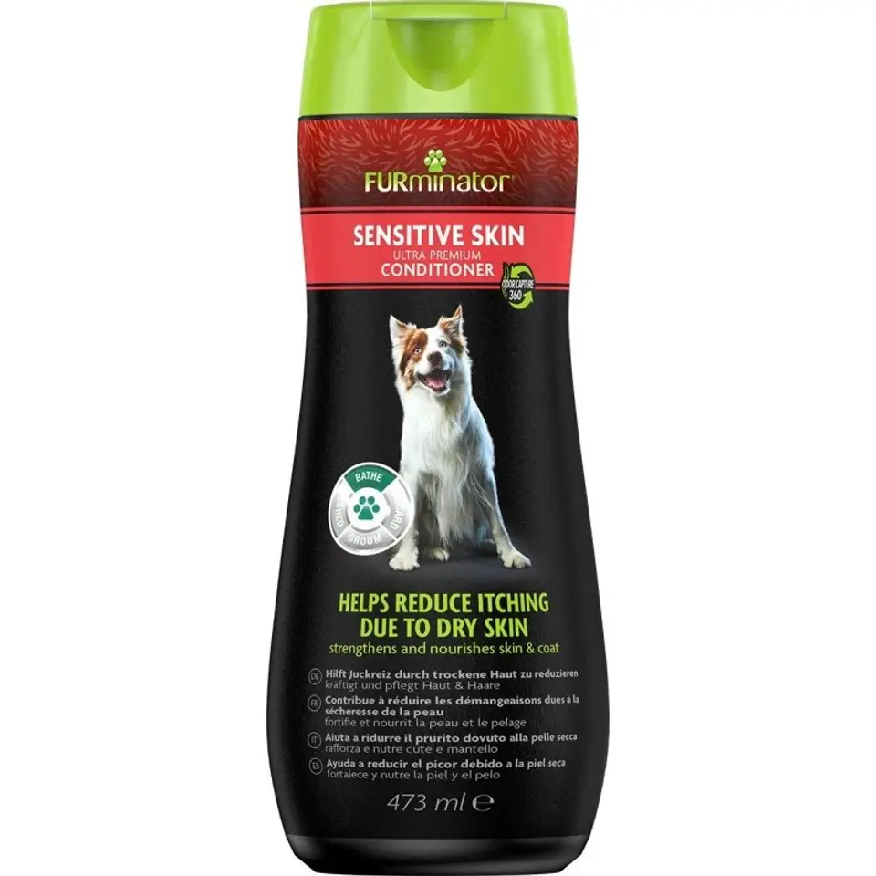 ⁨FURminator Sensitive Skin Ultra Premium - hair conditioner for dogs - 473ml⁩ at Wasserman.eu