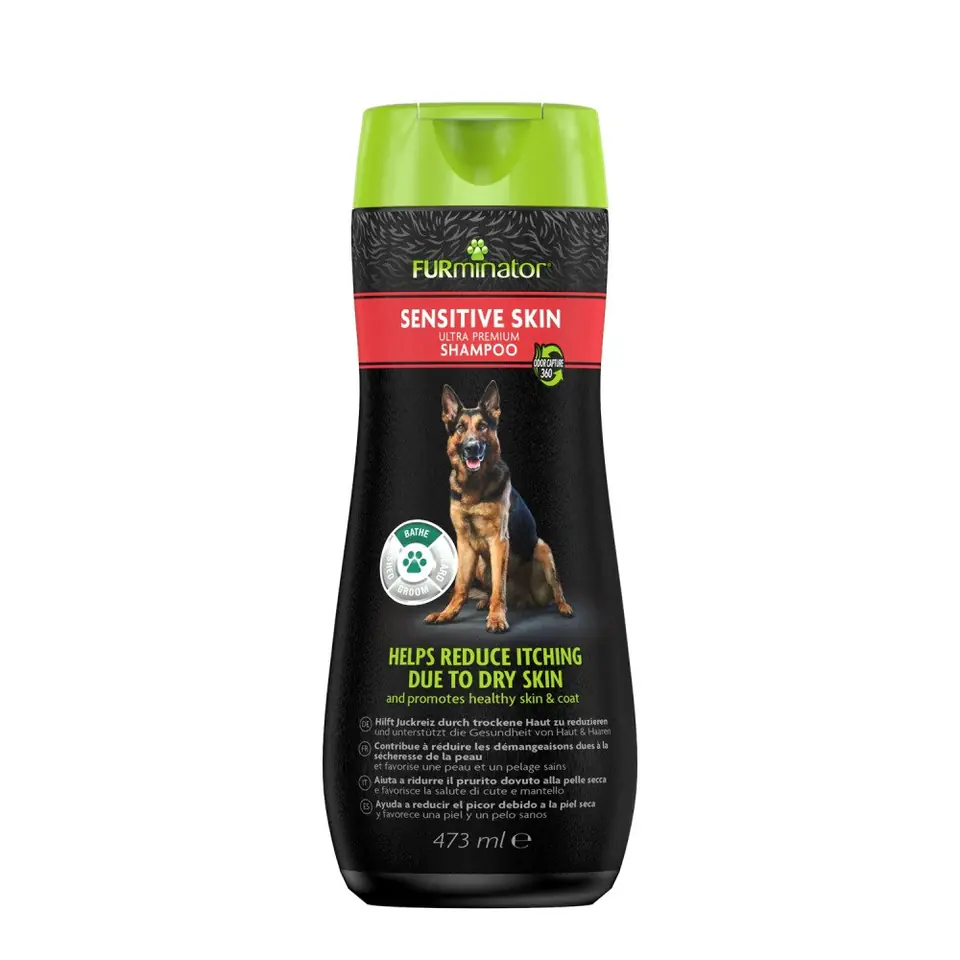 ⁨FURminator Sensitive Skin Ultra Premium - shampoo for dogs - 473ml⁩ at Wasserman.eu