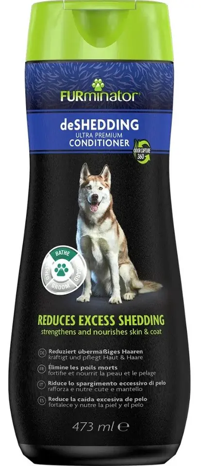 ⁨FURminator deShedding Ultra Premium - hair conditioner for dogs - 473ml⁩ at Wasserman.eu