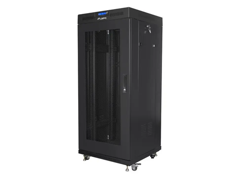 ⁨LANBERG STANDING RACK CABINET 19" 27U 600X600 BLACK⁩ at Wasserman.eu