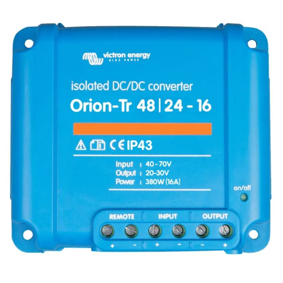 ⁨Victron Energy Orion-Tr 48/24-16A DC-DC 380 W isolated converter⁩ at Wasserman.eu