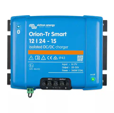 ⁨Victron Energy Konwerter Orion-Tr Smart 12/24-15A Isolated DC-DC charger⁩ w sklepie Wasserman.eu