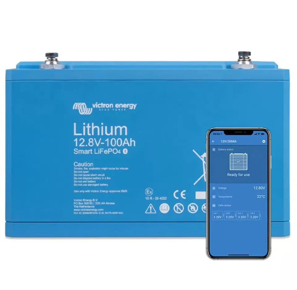 ⁨Akumulator Victron Energy LiFePO4 100Ah 12V Smart⁩ w sklepie Wasserman.eu