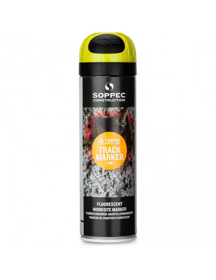 SOPPEC SPRAY GEODEZYJNY TRACK MARKER ŻÓŁTY 500ML w sklepie Wasserman.eu