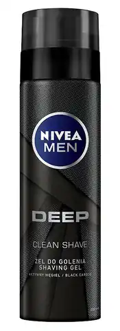 ⁨Nivea MEN Shaving Gel DEEP CLEAN 200ml⁩ at Wasserman.eu