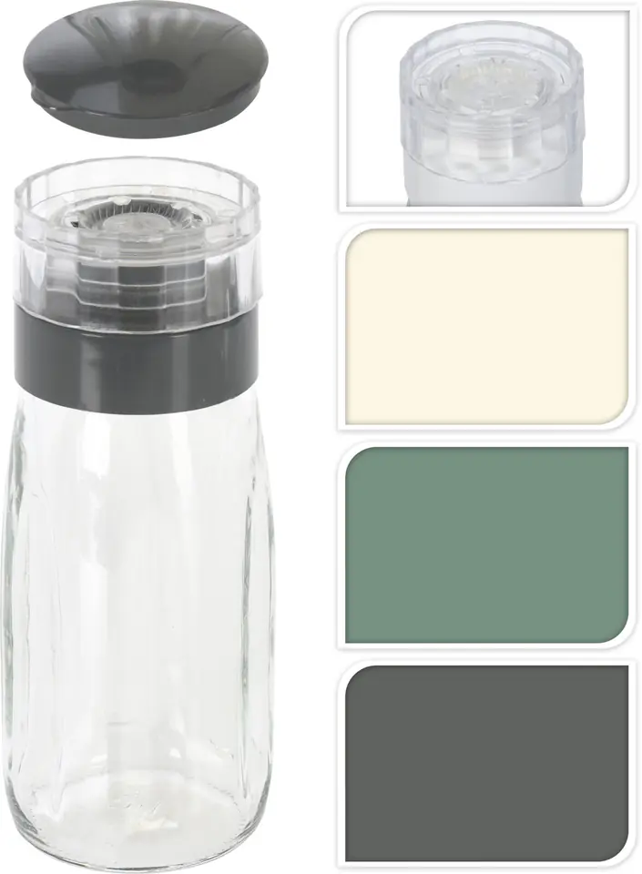 ⁨MŁYNEK DO PIEPRZU SZKŁO 300ML 4ASS⁩ w sklepie Wasserman.eu