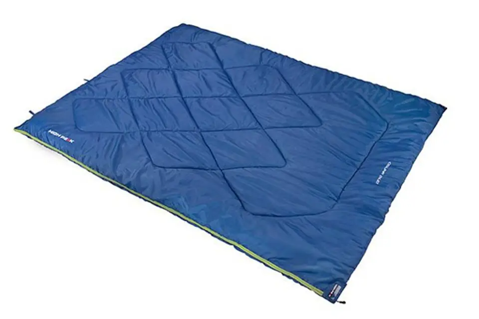 ⁨High Peak Ceduna Duo Rectangular sleeping bag Polyester Blue⁩ at Wasserman.eu