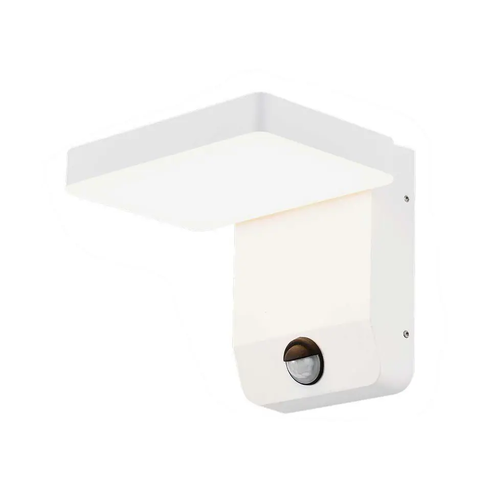 ⁨Projector V-TAC 17W Facade Luminaire Motion Sensor White IP65 VT-11020-150-W 4000K 2520lm⁩ at Wasserman.eu