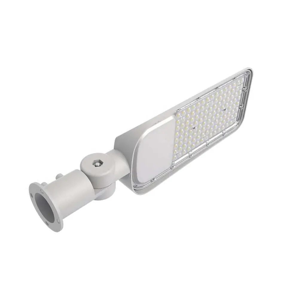 ⁨LED street luminaire V-TAC VT-6129 with daylight sensor 50W SAMSUNG CHIP 120Lm/W 6500K 5000lm (SKU 20433) Grey⁩ at Wasserman.eu