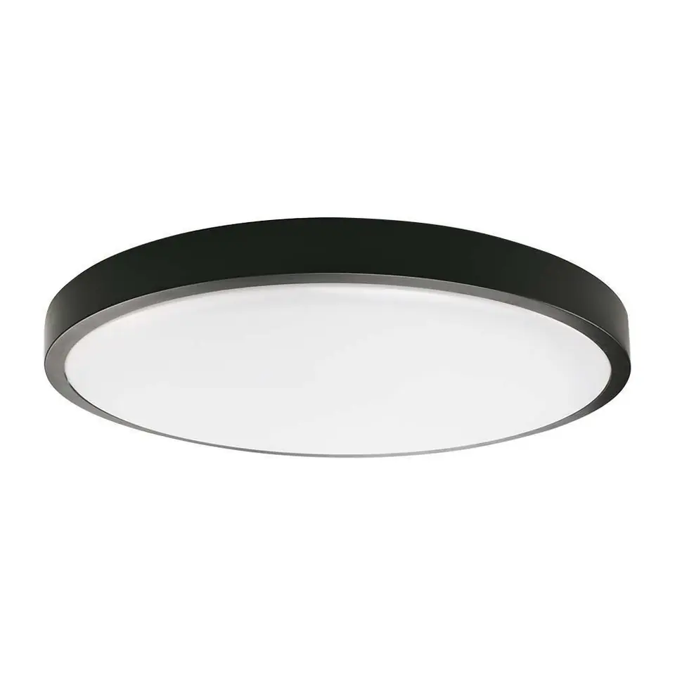 ⁨Plafond V-TAC 30W LED Round IP44 Motion Sensor Microwave 42cm Black VT-8630S-B-RD 4000K 3000lm⁩ at Wasserman.eu