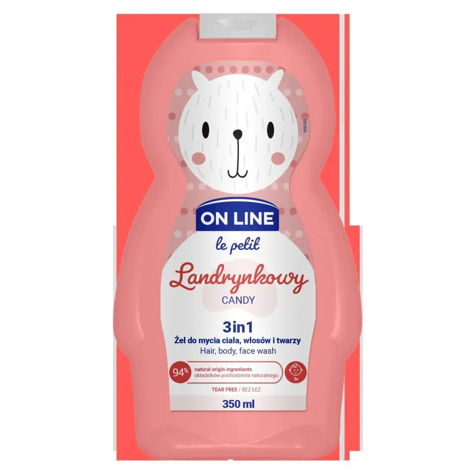 ⁨On Line Kids Washing Gel 3in1 Landrynkowy⁩ at Wasserman.eu