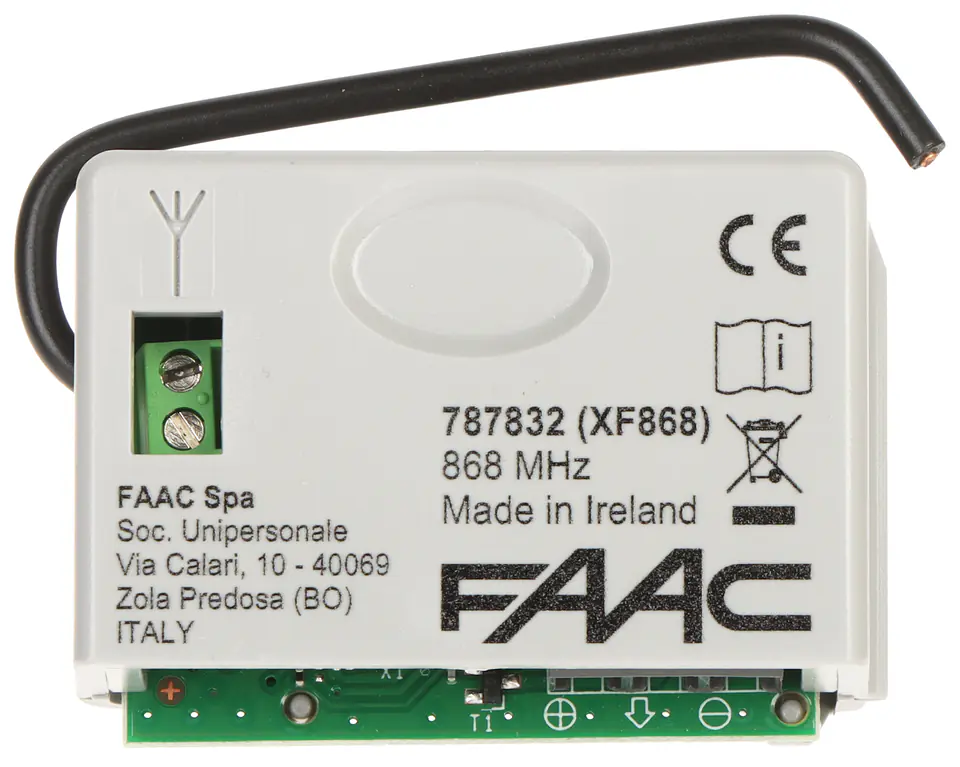 ⁨FAAC XF 868 MHz radio module⁩ at Wasserman.eu