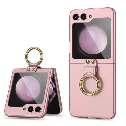 ⁨Etui SAMSUNG GALAXY Z FLIP 5 Tech-Protect Icon Ring różowe złoto⁩ w sklepie Wasserman.eu
