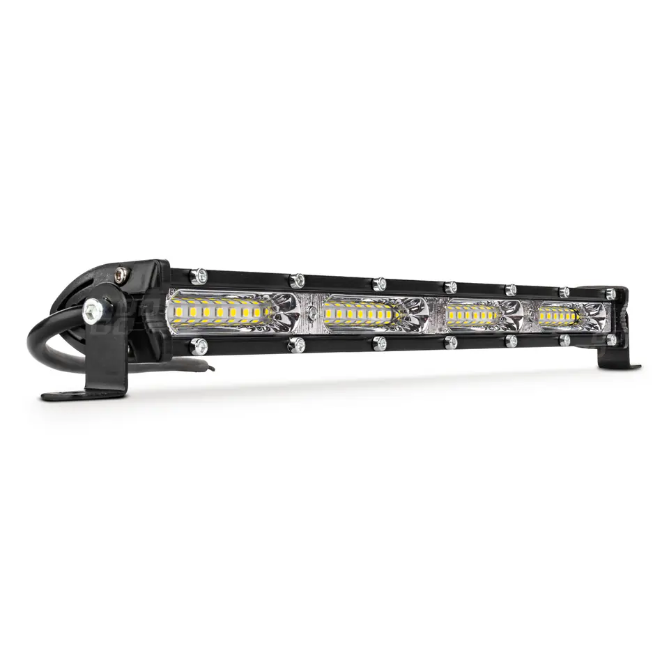 ⁨Lampa robocza panelowa slim led bar awl49 108w 34cm 8640lm 12v 24v amio-03260⁩ w sklepie Wasserman.eu