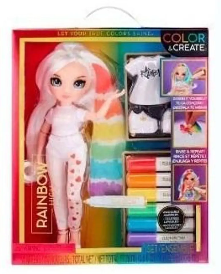 ⁨Rainbow High Color&Create Fashion Doll - Blue Eyes⁩ w sklepie Wasserman.eu