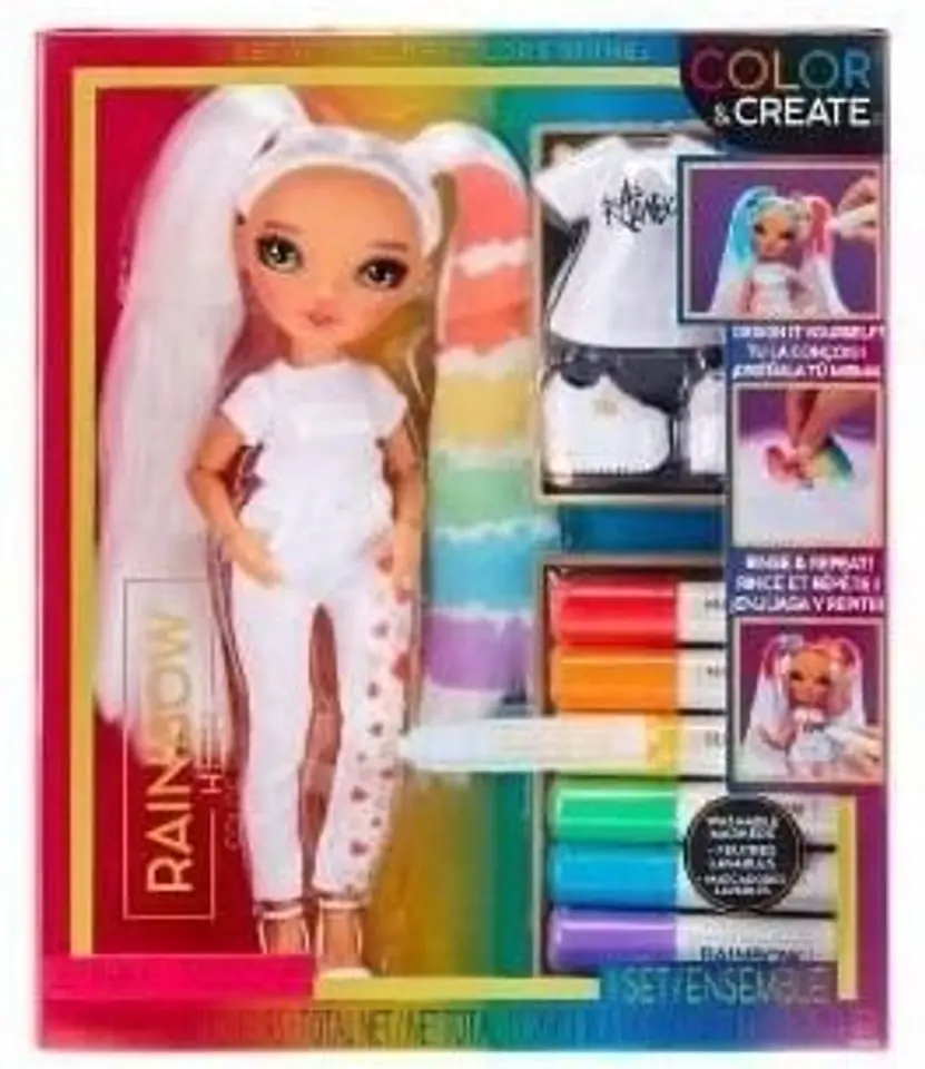 ⁨MGA Rainbow High Color & Create Green Eyes Doll p3 500407⁩ at Wasserman.eu