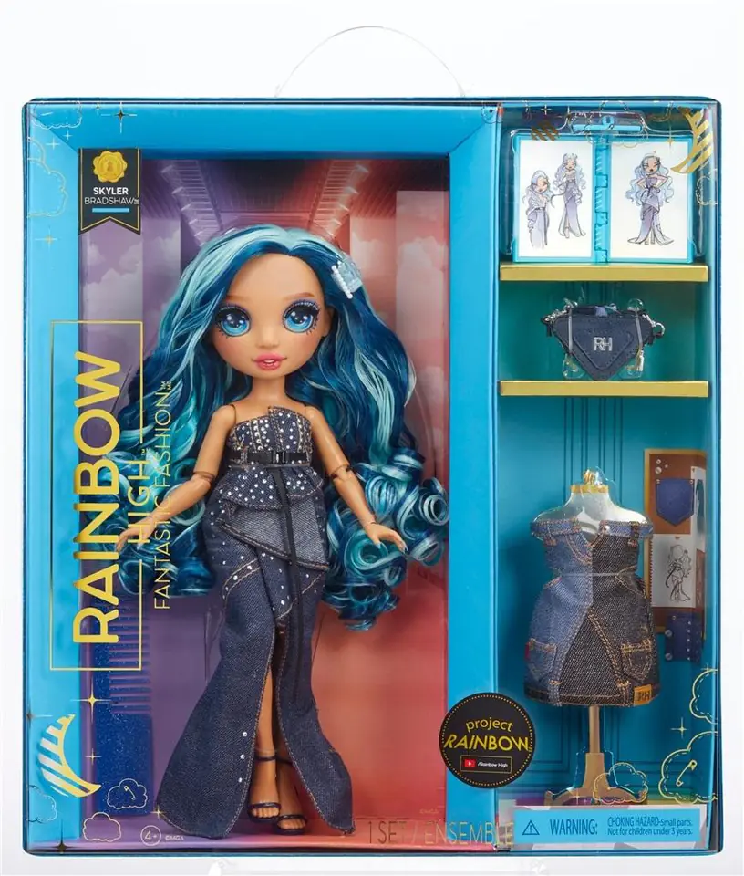 ⁨MGA Rainbow High Fantastic Fashion Doll Skyler Bradshaw - Blue p3 587378⁩ at Wasserman.eu