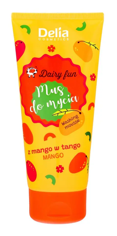 ⁨DAIRY FUN Mus do mycia do ciała - Mango tuba 200ml⁩ w sklepie Wasserman.eu