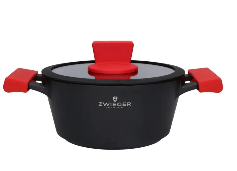 ⁨ZWIEGER OBSIDIAN Casserole with lid 20cm induction⁩ at Wasserman.eu