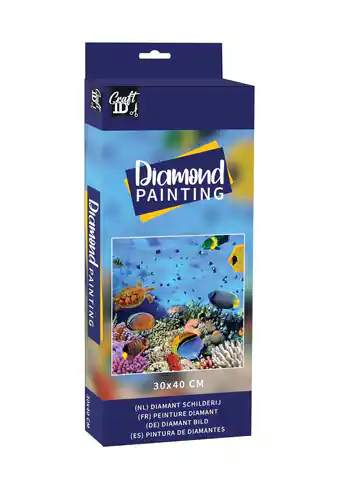 ⁨Diamond Painting - Haft Diamentowy - 40x30 cm Podwodny świat⁩ w sklepie Wasserman.eu