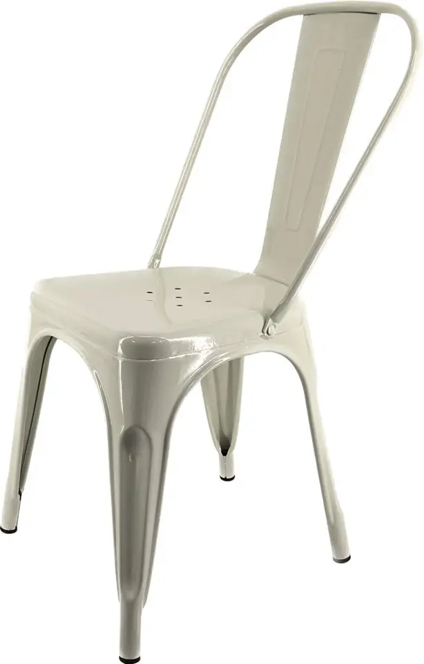 ⁨Krzesło metalowe loft CORSICA CREAM⁩ w sklepie Wasserman.eu