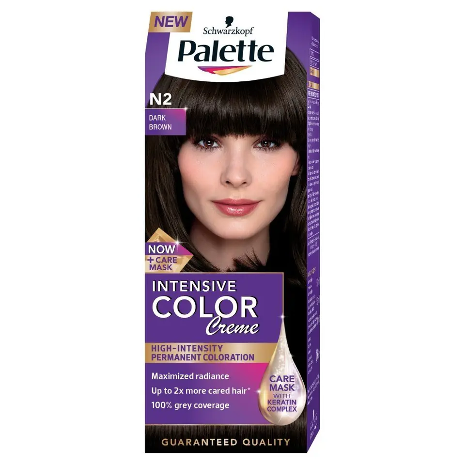 ⁨Palette Intensive Color Creme Color cream no N2-dark brown 1op.⁩ at Wasserman.eu