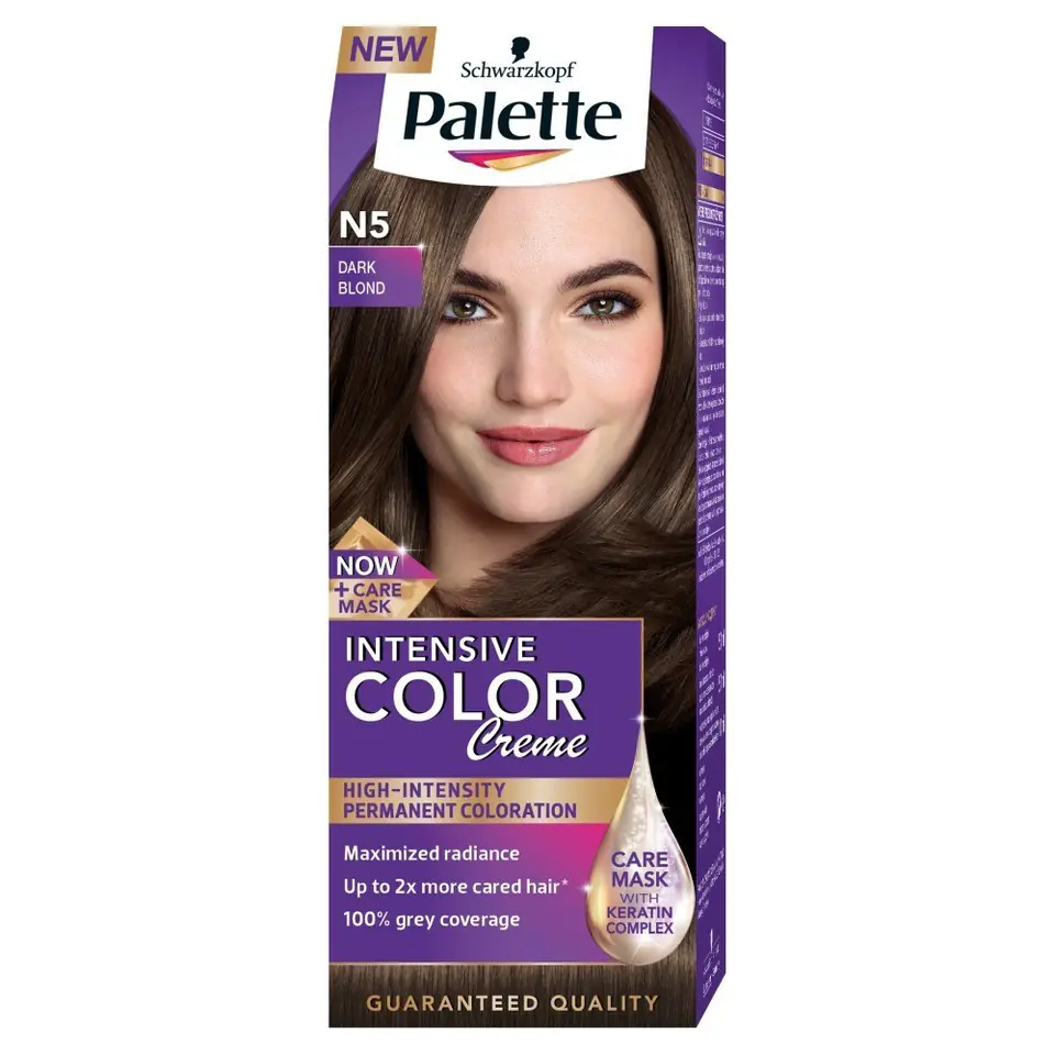 ⁨Palette Intensive Color Creme Color Cream No N5-dark blond 1op.⁩ at Wasserman.eu