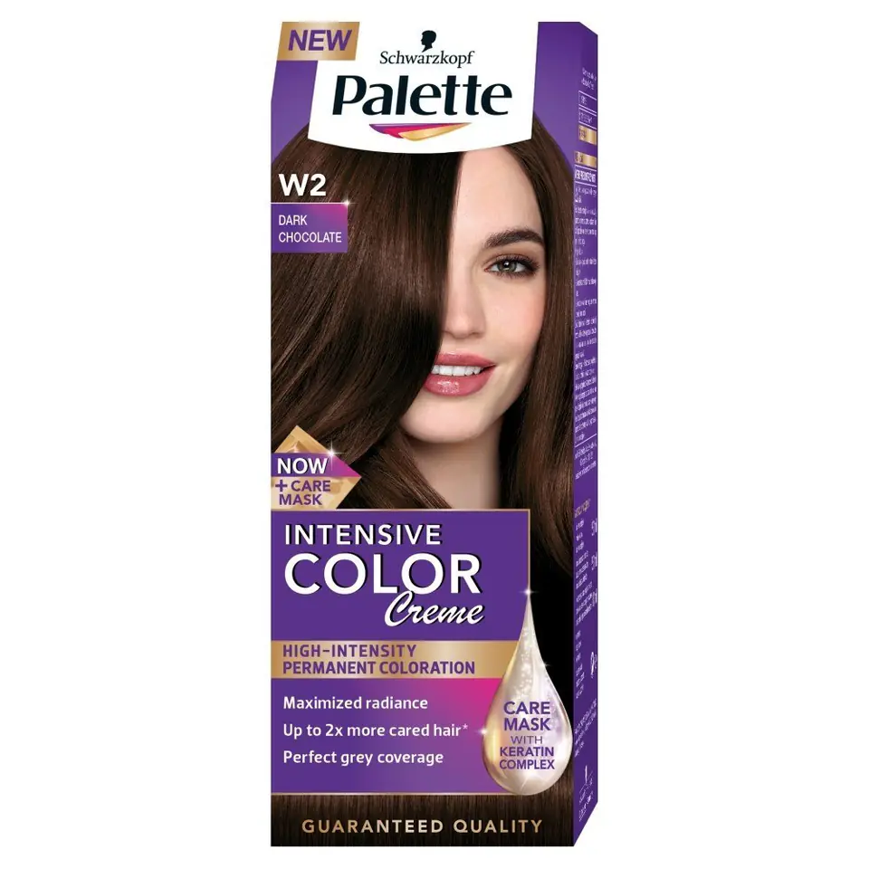 ⁨Palette Intensive Color Creme Color cream no. W2-dark chocolate 1op.⁩ at Wasserman.eu