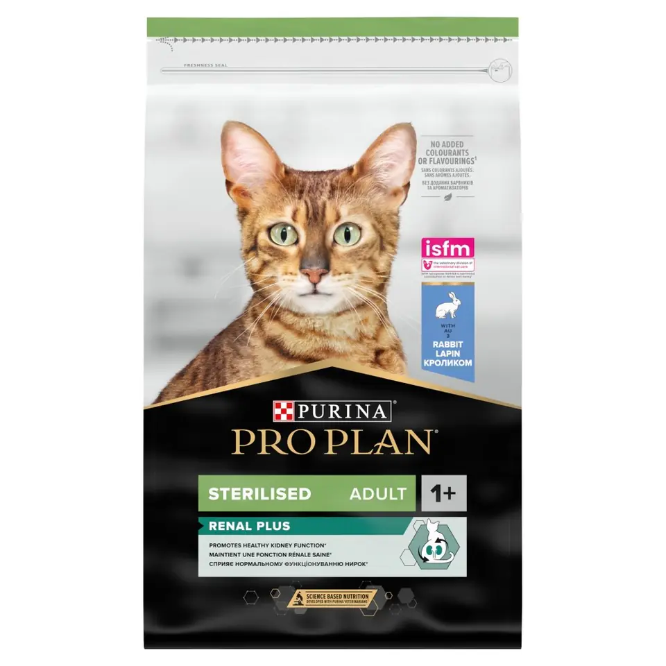 ⁨PURINA Pro Plan Sterilised Renal Plus Królik - sucha karma dla kota - 10 kg⁩ w sklepie Wasserman.eu