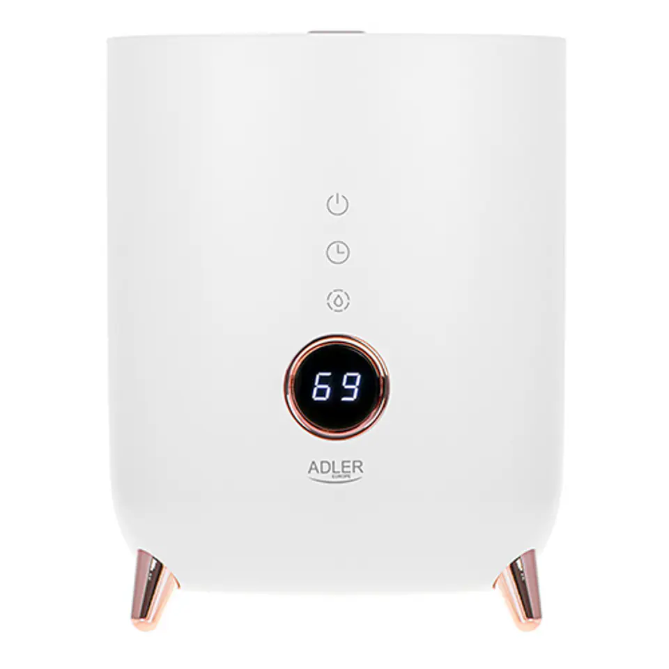 Adler AD 7972 Humidifier 23 W Water tank capacity 4 L Suitable for rooms up to 35 m2 Ultrasonic Humidification capacity 150-300 ml/hr White at Wasserman.eu