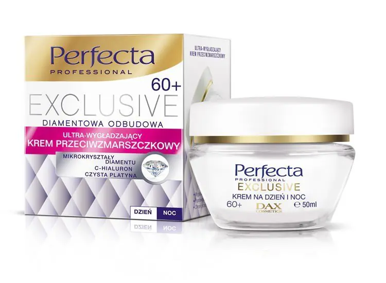⁨Perfecta Exclusive 60+ Krem przeciwzmarszczkowy ultra wygładzający na dzień i noc 50ml⁩ w sklepie Wasserman.eu