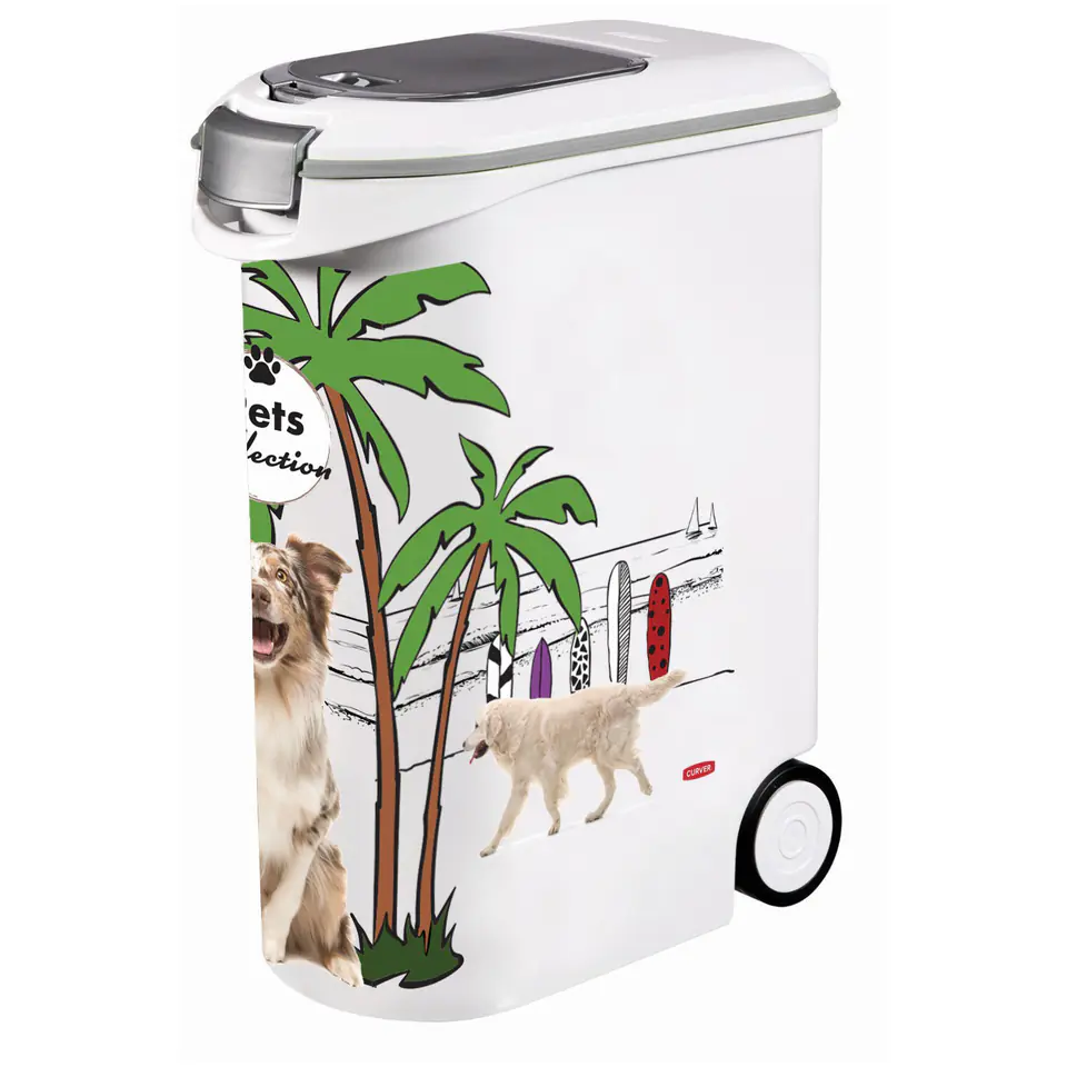 ⁨Pojemnik do przechowywania karmy Curver PetLife  20kg / 54l⁩ w sklepie Wasserman.eu