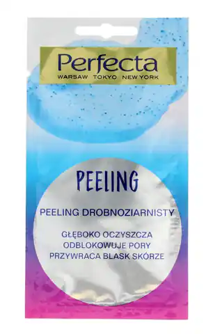 ⁨Perfecta Peeling drobnoziarnisty - każdy rodzaj cery 8ml (saszetka)⁩ w sklepie Wasserman.eu