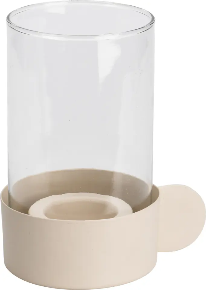 ŚWIECZNIK NA TEALIGHT 15CM CIEPŁY SZARY w sklepie Wasserman.eu