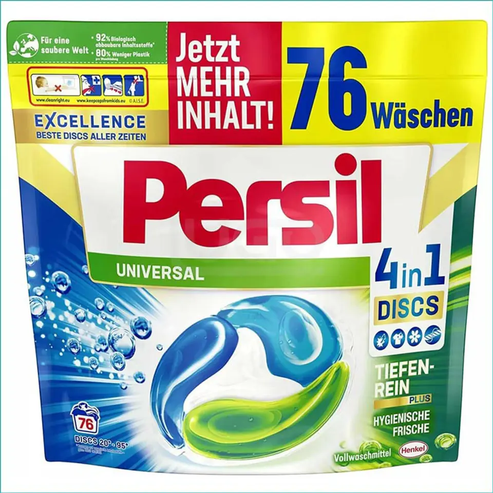 ⁨PERSIL kapsułki 4in1 76p uniwersal Discs 1,292kg⁩ w sklepie Wasserman.eu