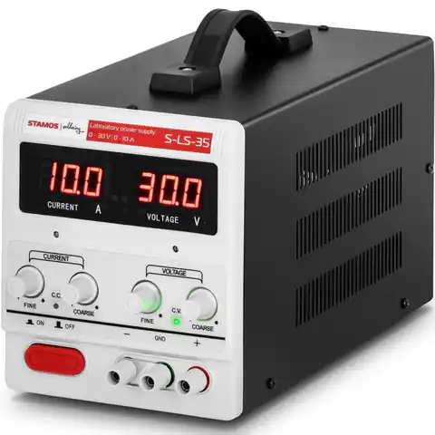 ⁨Zasilacz laboratoryjny serwisowy 0-30 V 0-10 A DC 300 W LED⁩ w sklepie Wasserman.eu